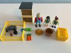 Playmobil Konijnenhok met Ren en Poppetjes., Gebruikt, Ophalen