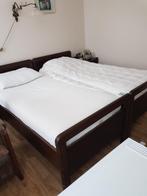 bedden, Huis en Inrichting, Slaapkamer | Bedden, 90 cm, Gebruikt, Eenpersoons, Bruin