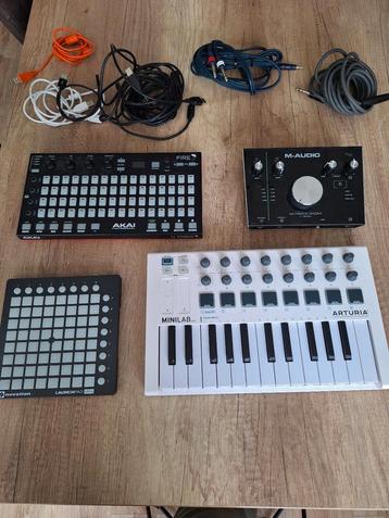 Complete Muziekproductie Set(AKA I,Arturia, M-Audio, Ableton beschikbaar voor biedingen