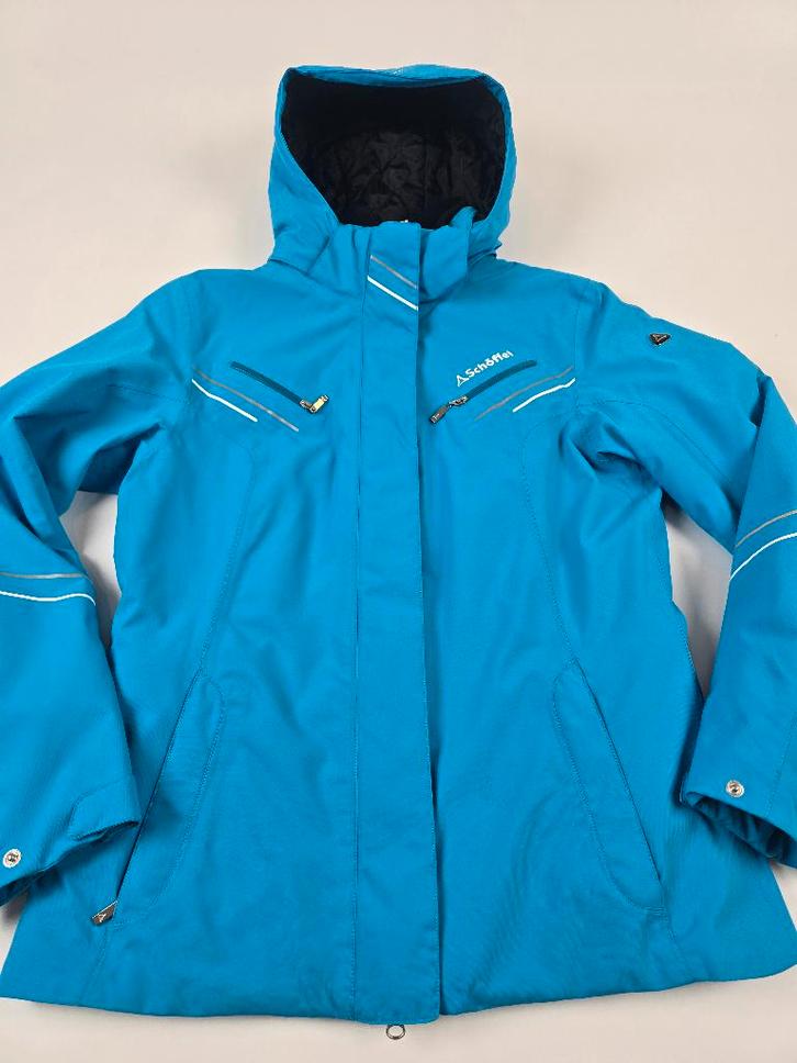 Schoffel Ski Jas Blauw W Dames M, Kleding | Dames, Wintersportkleding, Gedragen, Jack, Maat 38/40 (M), Ophalen of Verzenden