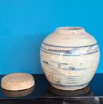 Antiek Chinese gemberpot met deksel, Ophalen of Verzenden
