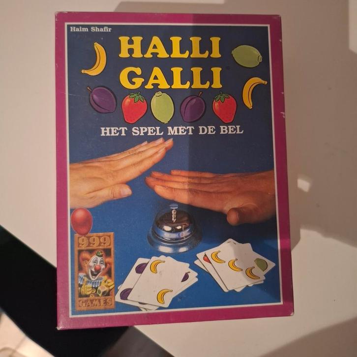 Halli Galli - Het spel met de bel!, Hobby en Vrije tijd, Gezelschapsspellen | Bordspellen, Gebruikt, Drie of vier spelers, Vijf spelers of meer