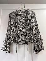 Maison Runway blouse zwart/wit - Maat XS, Verzenden, Zwart, Zo goed als nieuw, Maison Runway