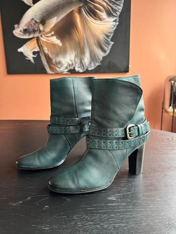 Kennel & Schmenger Blauwe Leren Enkellaarsjes mt 40 beschikbaar voor biedingen