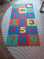 Schuimtegels cijfers en dieren 18 stuks, Ophalen, Gebruikt