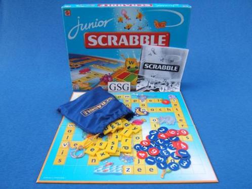Scrabble junior nr. 52355-03, Hobby en Vrije tijd, Gezelschapsspellen | Bordspellen, Zo goed als nieuw, Ophalen