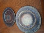 onderzetters zilverkleurig  16 cm doorsnee, Antiek en Kunst, Antiek | Goud en Zilver, Ophalen of Verzenden, Zilver