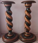 Antieke hoge mahonie Plantentafels/Piedestals, Ophalen