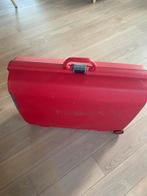 Samsonite koffer rood, Sieraden, Tassen en Uiterlijk, Koffers, Wieltjes, Gebruikt, Hard kunststof, Ophalen of Verzenden