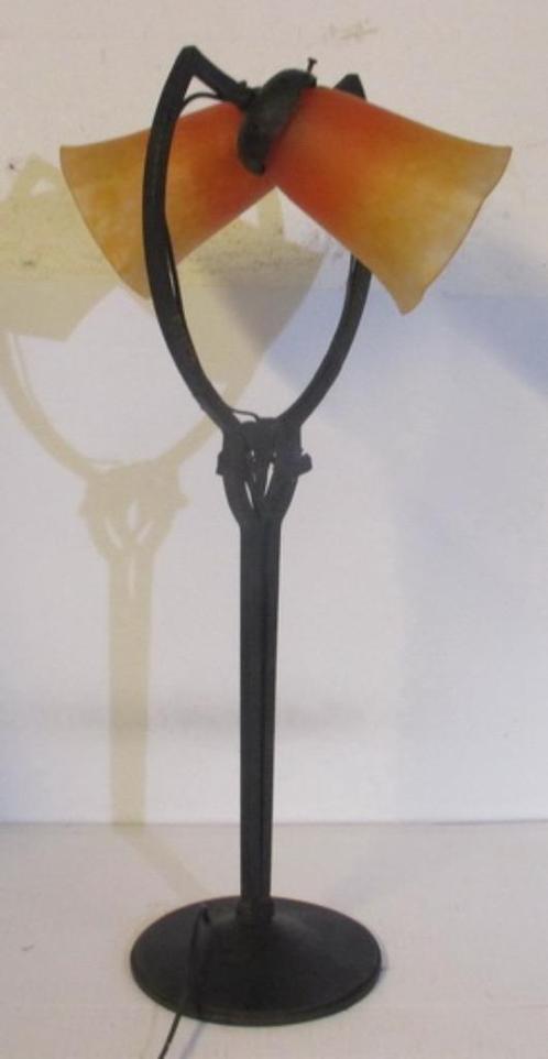 uitzonderlijke art nouveau lamp Paul Kiss Charles Schneider, Antiek en Kunst, Antiek | Lampen, Verzenden