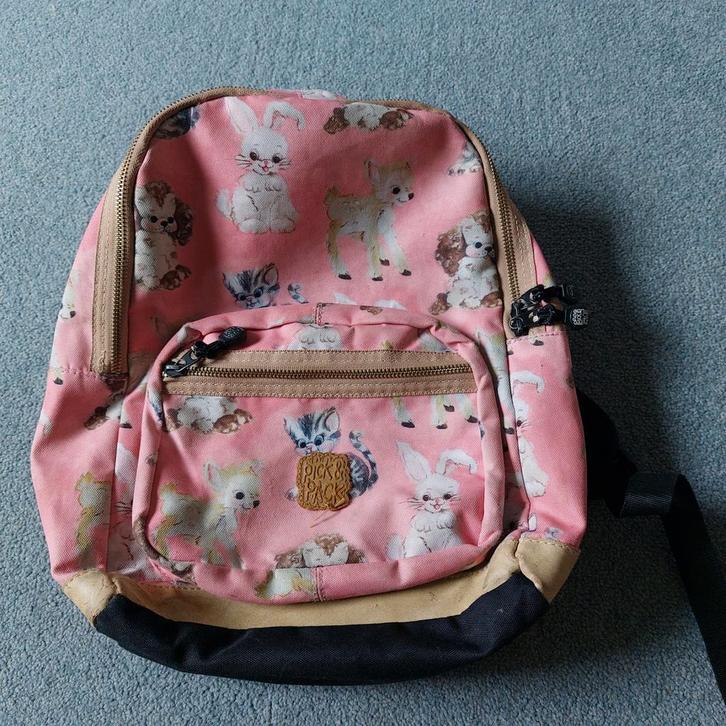 Pick & Pack Rugzak met Dierenprint, Sieraden, Tassen en Uiterlijk, Tassen | Rugtassen, Gebruikt, Overige merken, Minder dan 25 cm
