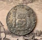 8 Reales, Pillar Dollar 1738 Rooswijk scheepswrak, Ophalen of Verzenden, Overige landen, Losse munt, Zilver