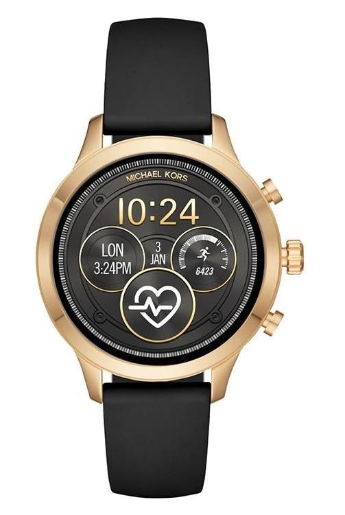 Michael Kors Access Runway Gen 4 Smartwatch MKT5053, Sieraden, Tassen en Uiterlijk, Smartwatches, Zo goed als nieuw, Android, Zwart