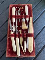 Antieke Scheerset scheermes verzorgings set, Antiek en Kunst, Antiek | Gereedschap en Instrumenten, Verzenden