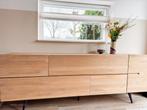 Goossens dressoir/kast – white wash / lichte eiken, Ophalen, Gebruikt, Eikenhout, Scandinavisch