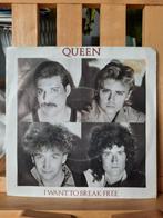 Single: Queen - i want to break free, Cd's en Dvd's, Vinyl Singles, Ophalen of Verzenden, Gebruikt