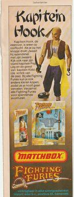 Retro reclame 1976 Matchbox speelgoed kapitein hook pop, Verzamelen, Verzenden, Overige typen