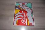 { oud } Plastik Coca- Cola rekl. bord, Ophalen of Verzenden, Gebruikt, Reclamebord