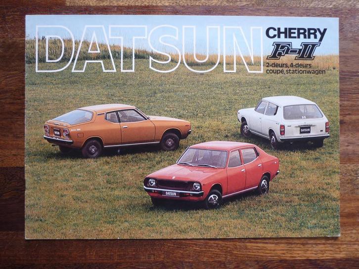 Datsun Cherry F-II (1976), Boeken, Auto's | Folders en Tijdschriften, Nieuw, Overige merken, Ophalen of Verzenden