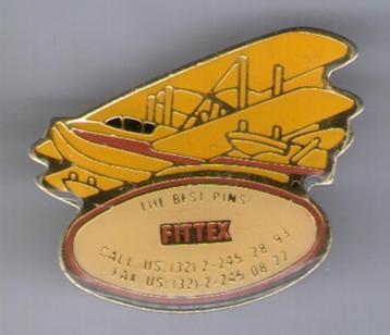 Fittex dubbeldekker vliegtuig PIN ( BLAD7_716 ) beschikbaar voor biedingen