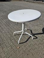 Statafel / Hangtafel - Wit, Ophalen, Gebruikt, Rond, Kunststof