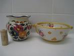 Kom + potje van zelfde set, Italiaans design, Huis en Inrichting, Keuken | Servies, Ophalen of Verzenden, Porselein, Overige stijlen