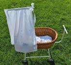 Vintage Poppenwagen met Broderie Bekleding + Pop, Ophalen