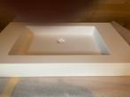 Wastafel himacs solid  surface wit nieuw, Huis en Inrichting, Badkamer | Badkamermeubels, Zo goed als nieuw, Minder dan 100 cm