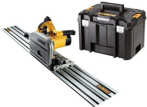 dewalt DWS520KT Invalzaag (complete set, incl geleiderails), Doe-het-zelf en Verbouw, Gereedschap | Zaagmachines, Zo goed als nieuw