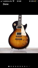 Gibson Les Paul 50's tobacco burst, Muziek en Instrumenten, Snaarinstrumenten | Gitaren | Elektrisch, Solid body, Gibson, Zo goed als nieuw