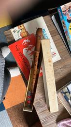 Aura blokfluit met eerste blokfluiten notenboekjes., Muziek en Instrumenten, Ophalen of Verzenden, Zo goed als nieuw