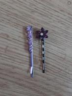 2 kinder haarspeldjes / schuifspeldjes paars, Ophalen of Verzenden, Nieuw