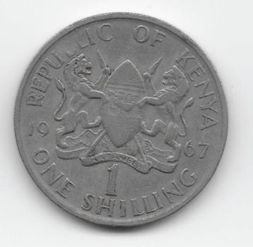 Kenia 1 shilling 1967 KM# 5 beschikbaar voor biedingen