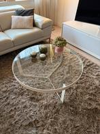 Set: Salon- en bijzettafel - Modern design, Ophalen, Gebruikt, Rond, 50 tot 100 cm