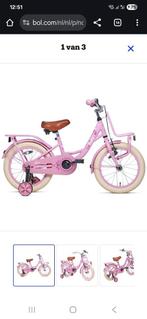 Nogan Kiki - Kinderfiets - Meisjesfiets - 16 inch - Roze, Ophalen, Gebruikt, Nogan, Verstelbare zitting