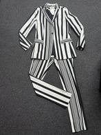 Nieuw Aaiko pak zwart wit Colbert + broek maat M (36/38), Maat 38/40 (M), Kostuum of Pak, Zwart, Nieuw