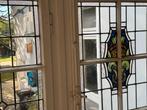 Uniek!!!!!,antieke hoek serre jaren 30- met glas in lood., Ophalen