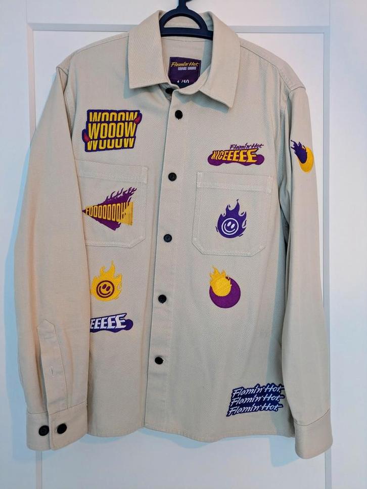 Limited Edition - Flamin' Hot Overhemd by PepsiCo, Kleding | Heren, Jassen | Zomer, Nieuw, Maat 52/54 (L), Beige, Ophalen