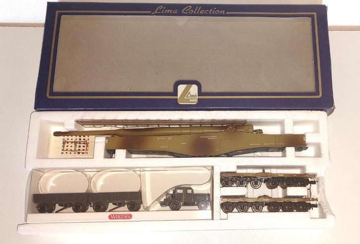 Lima H0 L303501-1 - Militaire set met kanon K5 "Leopold" ovp, Hobby en Vrije tijd, Modeltreinen | H0, Nieuw, Treinset, Gelijkstroom