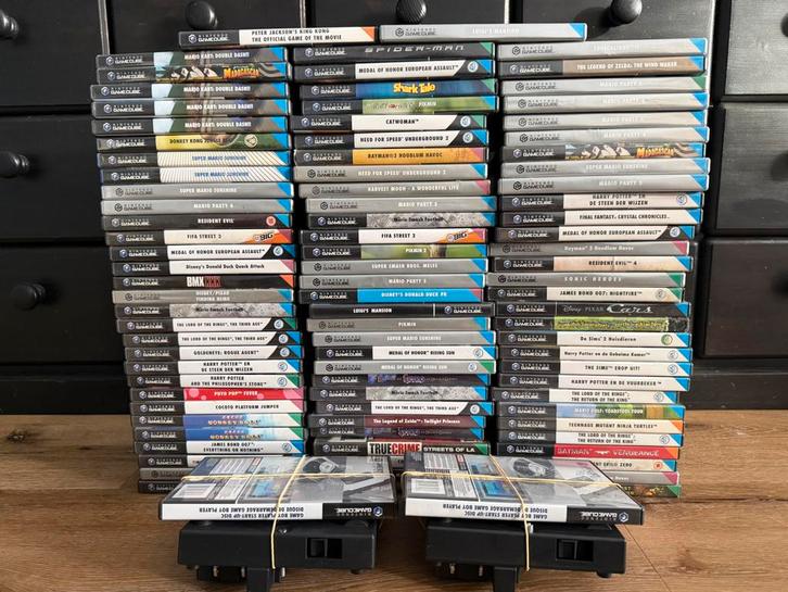 92 Gamecube Games + 2x Gameboy Player met disc, Spelcomputers en Games, Games | Nintendo GameCube, Zo goed als nieuw, Avontuur en Actie