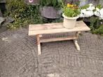 Tuinbankje/tafeltje  om bloemen op te zetten 100x30x43, Ophalen, Zo goed als nieuw, Hout