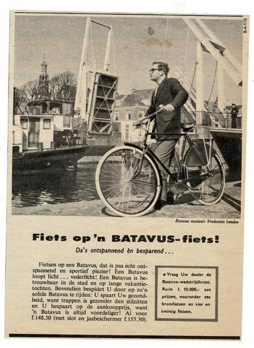 Fiets op 'n BATAVUS Fiets ! Da's ontspannend en besparend beschikbaar voor biedingen