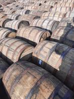 eikenhout retro whiskey kuip kuipen bloembak barrel regenton, Tuin en Terras, Bloembakken en Plantenbakken, Nieuw, Rond, Hout