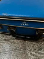 Vintage KLM Koffertje - Jaren 70 blauw, Sieraden, Tassen en Uiterlijk, Koffers, Ophalen of Verzenden, Gebruikt, Overige materialen