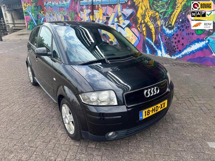 Audi A2 1.4 vol leer digitale werkende airco nieuwe banden s, Auto's, Audi, Bedrijf, Te koop, A2, ABS, Airbags, Airconditioning