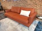Saba Italia Essentiel in leder kleur cognac, toonzaalmodel, Ophalen, Driepersoons, Zo goed als nieuw, Rechte bank