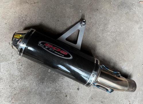 BOS uitlaatdemper Triumph Speed Triple 1050 2005 - 2010, Motoren, Onderdelen | Overige, Gebruikt, Ophalen of Verzenden