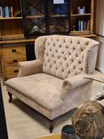 *OPRUIMING* Loveseat Grand Duc Stof Taupe €599,- NU €499,-, Huis en Inrichting, Fauteuils, Landelijke loveseat fauteuil grand duc stof taupe gratis bezorgd
