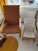 Ikea Poäng stoel set - kind en volwassen, flamingo hoes, Ophalen