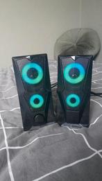 Battletron gaming speakers, Ophalen, Zo goed als nieuw, Front, Rear of Stereo speakers, Overige merken